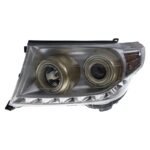 Car Light for Toyota 2007-20 15 Headlamp Assembly Land Cruiser Modified LED Daily Running Light Flow Turn Signal - Image 2
