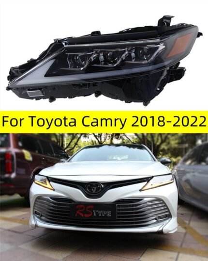 Auto Headlights For Toyota 8th Generation Camry 20 18-2022 LED Daytime Running Lights Dynamic Turn Signal