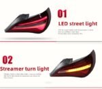 Car Rear Taillights For BENZ CLA 2013-20 19 W117 Taillight Assembly Upgrade High-end LED Light Guide Butterfly Tail Lights - Image 3
