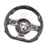 Carbon Fiber Racing Steering Wheel LED Shift Lights Display Replacement For AUDI TT TTRS R8 RS - Image 2