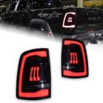 LED Taillight Assembly for Dodge Ram 20 09-20 18 Ram1500 2500 Upgrade Daytime Running Light Brake Light Flow Turn Signal