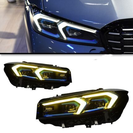 Headlights For BMW G20 G28 20 20-20 22 330Li Upgrade LCI style LED DRL Dual Projector High Beam Head Lamp
