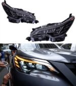 Auto Headlight For Fortuner 20 16-20 20 Upgrade Lexus styling Front Head Light DRL Turn Signal Lights Low High Beam