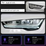 Car Lights Assembly For Audi A7 20 11-20 17 RS7 Headlights Full LED Headlight DRL With Dynamic Turning Signal Lamp - Image 5