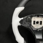 Carbon Fiber LED Driving Wheel for Tesla Model S LED Performance Steering Wheel - Image 5