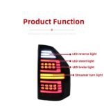 Car Taillight For Mitsubishi Pajero V73 Tail Light Assembly V77 Modified LED Turn Driving Light Rear Brake Reverse Light - Image 3