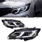 Automobile Headlights For Toyota Camry JP 20 15-20 17 LED Crown Style Driving Lights Turn Signal Lights Upgrade