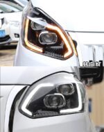 2 Pieces Lights For Ford Transit 20 16-2022 LED Headlights DRL Daytime Lights Turn Signal Headlamp Replacement Fog Light - Image 2