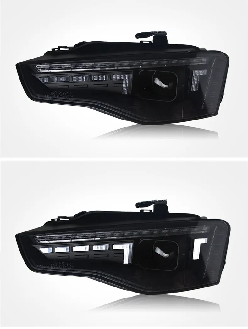 Auto LED Head Lights For AUDI A5 2013-20 16 Auto Headlight Assembly Start Head Lamp Front Xenon Headlamp