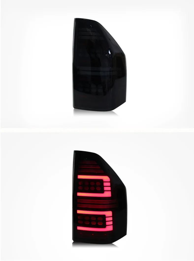 Car Taillight For Mitsubishi Pajero V73 Tail Light Assembly V77 Modified LED Turn Driving Light Rear Brake Reverse Light
