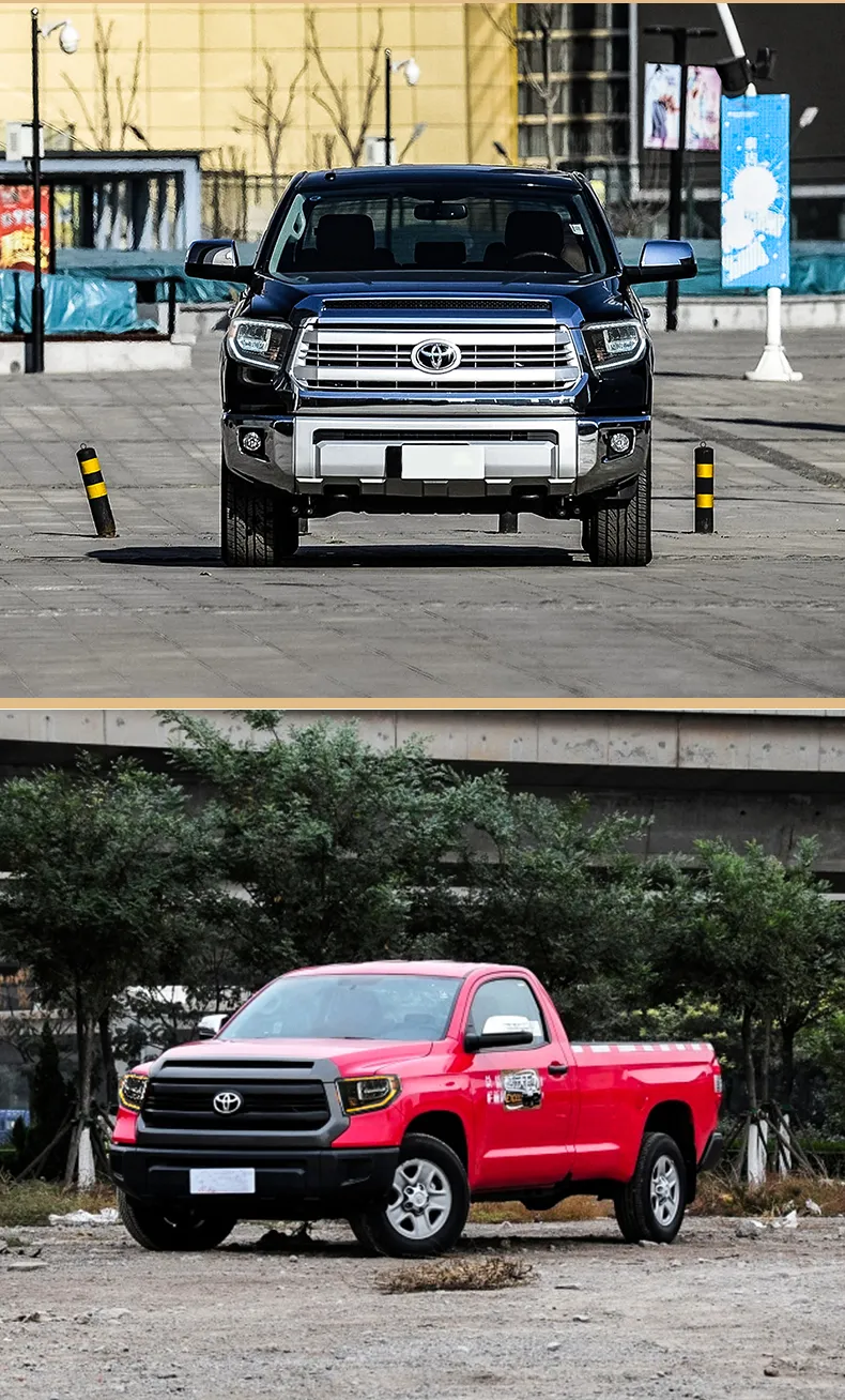 Car Lights Parts for Toyota Tundra 20 04-20 18 Head lamps Full LED Headlight LED Dual Projector FACELIFT