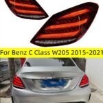 Car Tail Lights For Mercedes Benz C Class W205 C180 C200 C260 C63 2015-2021 Upgrade LED Dynamic Turn Signal Brake Taillights