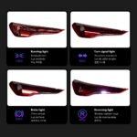 LED Auto Taillight Assembly For BMW G22 Taillight 20 20-2023 G82 M4 GTS 425i 430i Upgrade Dynamic Turn Signal Lamp - Image 3
