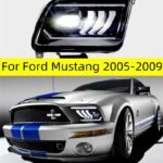 Car LED Headlight Bulbs For Ford Mustang 2005-2009 Head Light DRL High Beam Headlights Turn Signal Lights