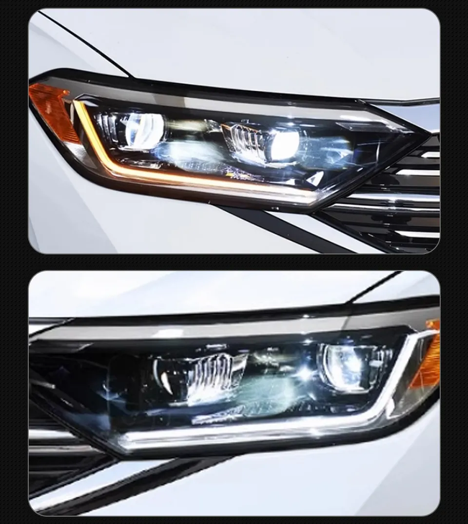 Car Front Lamp for VW Jetta Sagitar 20 19-2023 Jetta mk7 LED Auto Headlight Assembly Upgrade Dynamic Turning Signal Lamp