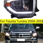 2 PCS Car Lights Parts for Toyota Tundra 20 04-20 18 Head lamps Full LED Headlight LED Dual Projector FACELIFT