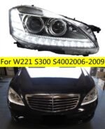 Car Headlights For Mercedes Benz W221 2006-2009 S300 S400 LED Light Replacement DRL High Beam Lens Daytime Front Headlight