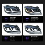 Car Headlight For BMW X1 E84 2011-20 15 Upgrade Bifocal Lens Headlights Assembly Competition Style Exterior Accessories - Image 5