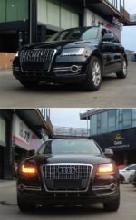 Car Light Assembly For Audi Q5 Headlights 2009-20 18 Styling LED Streamer Steering Double Lens Headlight - Image 5
