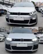 Car Head Lights Parts For VW Polo 20 11-20 18 LED Front Headlight Replacement DRL Daytime light Projector Facelift - Image 4