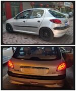 Taillights For Peugeot 206 Tail Lights 2004-2008 206CC LED Tail Lamp 207 LED DRL Brake Signal Reverse Lights - Image 5