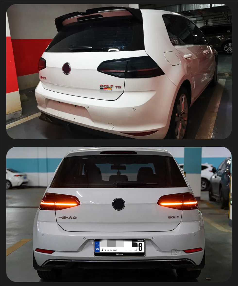 Car Styling Tail Light for VW Golf 7 MK7 MK7.5 20 13-20 20 Taillights Rear Lamp LED Signal Reversing Parking Lights