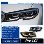 LED Headlight For BMW G20 G28 20 18-20 21 Upgrade Laser Style M3 LCI Daytime Lights High Beam Signal Lamp - Image 6