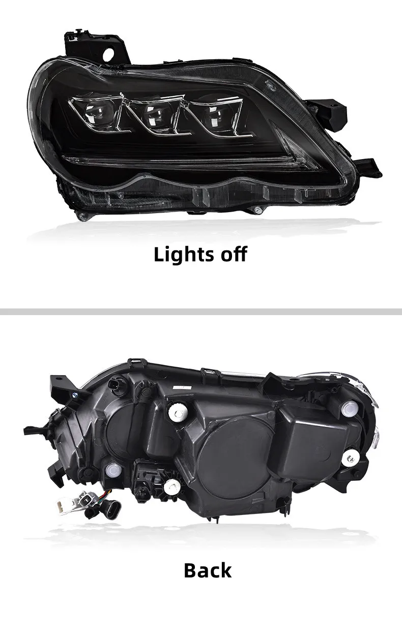 Car Styling Head Lights for Toyota Mark X LED Headlight 2005-2009 Headlights Reiz Bifocal Lens Turn Signal Light