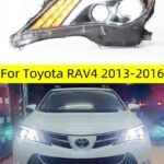 Car Headlights For RAV4 20 13-20 16 LED Headlight Assembly Upgrade DRL Xenon Bicofal Lens Tears Eye Design Lamp