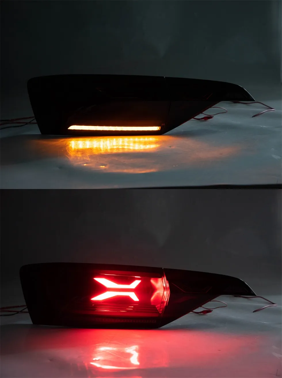 Auto Taillights For VW Jetta Taillight 20 19-2024 Brake Light DRL Dynamic Turn Signal LED Tail lights Assembly