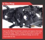LED Headlight for Toyota Prado 2014-20 17 Angel Eye DRL Daytime Running Light Turn Signal Headlamp Assembly - Image 4