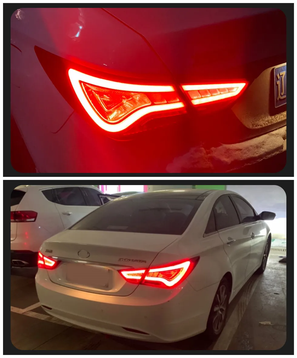 Auto Taillight for Hyundai Sonata 20 11-20 16 Sonata YF LED Tail Lamp DRL Signal Brake Reverse Tail Lights