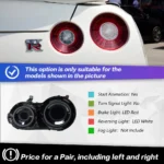 Car Taillight For Nissan GTR R35 2007-2023 Styling Circle Steering Signal Rear Back Lamp LED Running Reverse Parking Light - Image 6