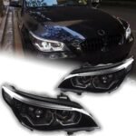 Auto LED Headlights for BMW E60 Head lights 20 03-20 10 523i 530i Angel Eye LED Headlight DRL Hid Bi Xenon - Image 4