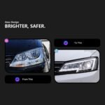 Car Lights Assembly for VW Jetta MK6 MK6 20 11-20 18 All LED Front Daytime Light Signal Headlight Accessories - Image 2