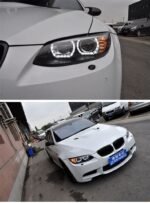 Car Styling for BMW E92 Headlights 2006-2012 E93 Headlight 330i 335i DRL Hid Head Lamp Angel Eye Bi Xenon Beam Accessories - Image 3