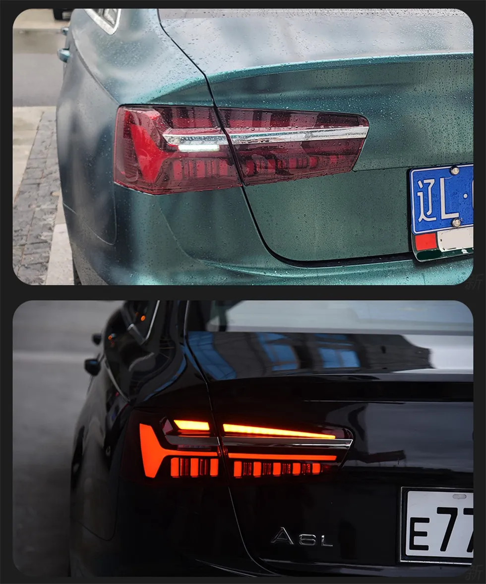 Car Lights for Audi A6 LED Tail Light 20 12-20 16 A6 C7 Tail Lamp C8 Design DRL Dynamic Signal Brake Reverse Auto Accessories
