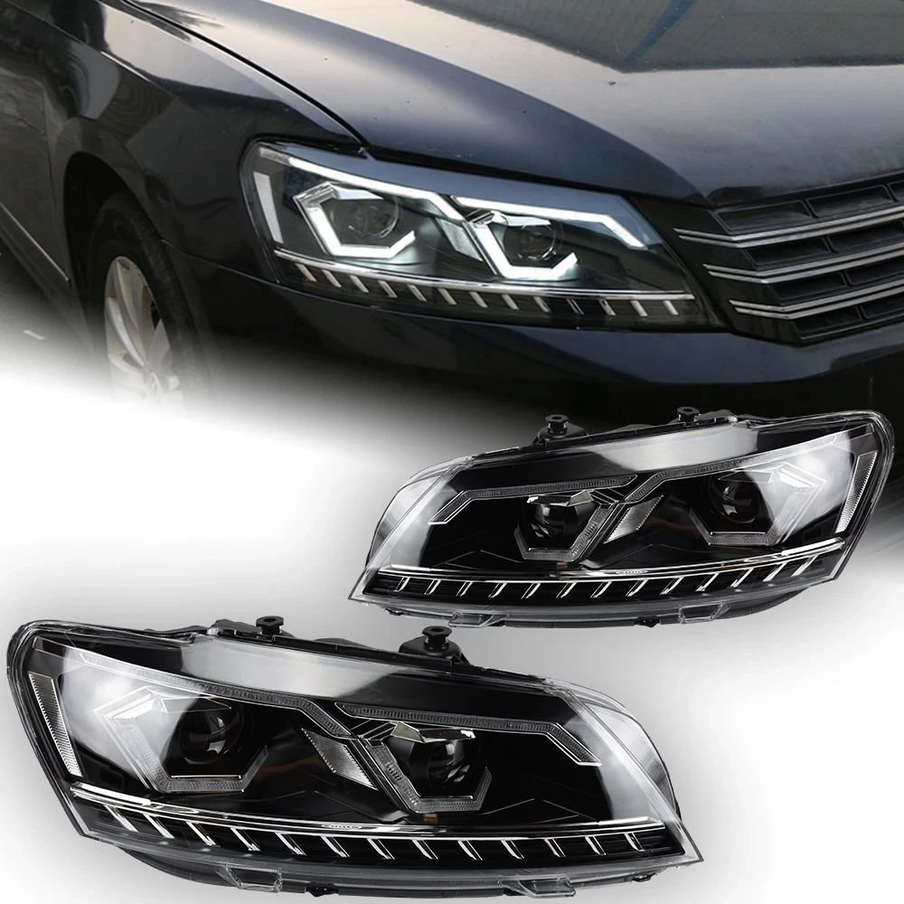 7b5e7188-db80-4ba9-979f-901a76d3883e Car Styling for VW Passat B7 Headlights 20 11-20 16 LED Headlight DRL Hid Head Lamp Bi Xenon Projector Lens - Image 1
