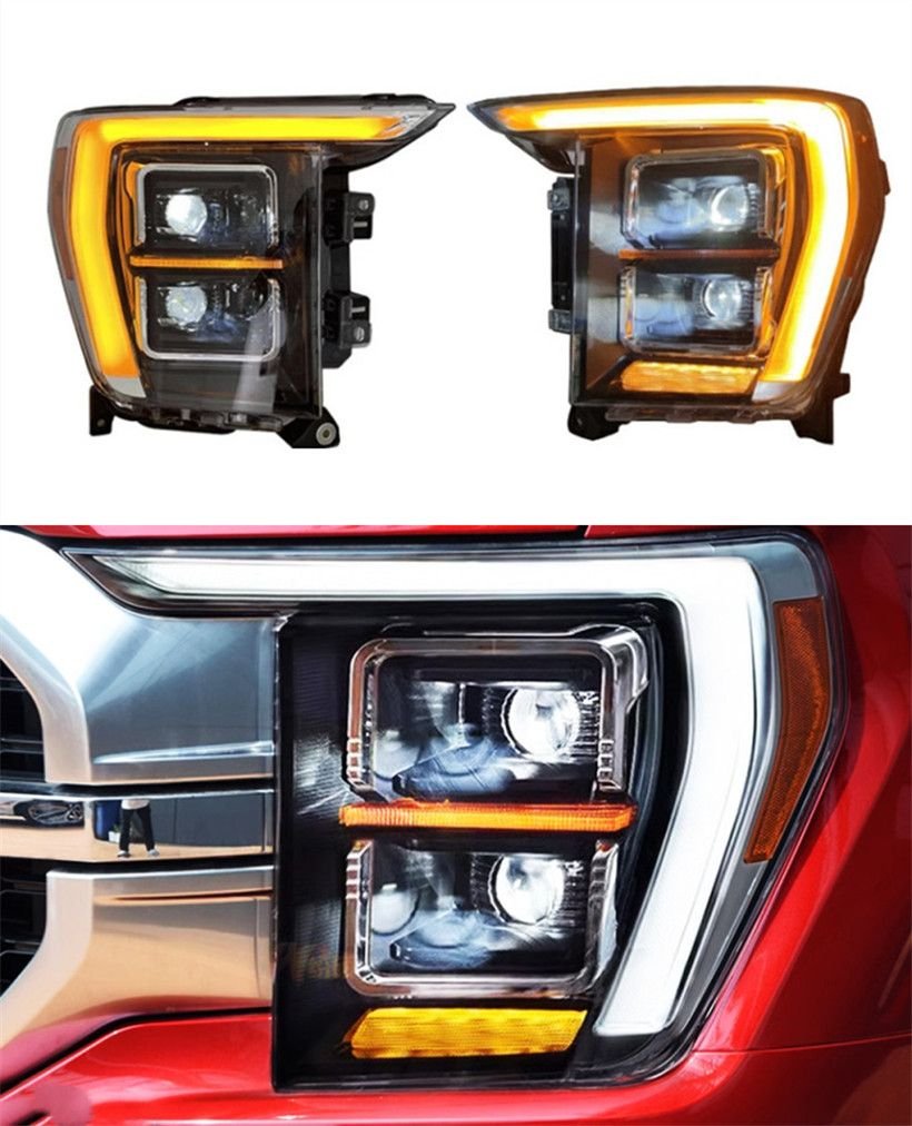 7d18df5c-52dd-46b9-8e27-fdefcd16af3e Car Headlights for Ford F-150 Raptor 20 21-2023 Full LED Dynamic Turn Signal Lamp Car Head Lamp Assembly - Image 1