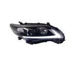 Car Styling For Corolla 2011-2013 LED Crystal Matrix Headlight DRL Fog Lamp Turn Signal Light Low & High Beam Headlights - Image 2
