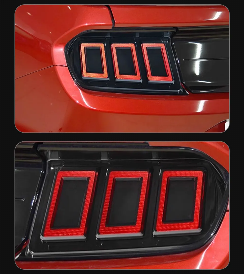 Car Styling Taillight for Ford Mustang Tail Lights 20 15-20 22 Rear Turn Signal Warning Brake Lamp Car Taillight Assembly