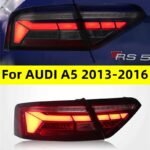 Car LED Rear Taillight For AUDI A5 2013-20 16 RS5 Upgrade LED Lamp Tail Light Signal Reversing Parking Lights