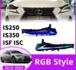 Car Daytime Lights for Lexus IS 20 16-20 20 IS300 IS300H IS300HF IS350 IS350F LED Assembly RGB Style