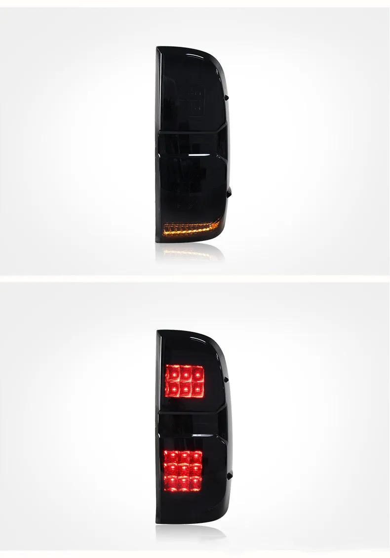 For Toyota HILUX REVO 2004-2012 Rear Parking Brake Turn Signal Reflector Taillight Streamer Reversing Highlight