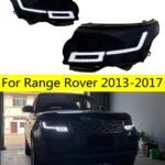 Full Headlights For Range Rover 20 13-20 17 Head Light LED Daytime Running Lights Replacement Head Lamps
