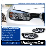 Headlight Assembly BMW F30 Headlights 20 12-20 19 F35 LED Headlight 320i 318i 325i Angel Eye DRL Signal Auto Headlights - Image 6