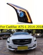 Auto Headlights For Cadillac ATS-L 20 14-20 18 ATS L Headlights LED DRL Running Lights Bi-Xenon Beam Fog Lights Angel Eyes