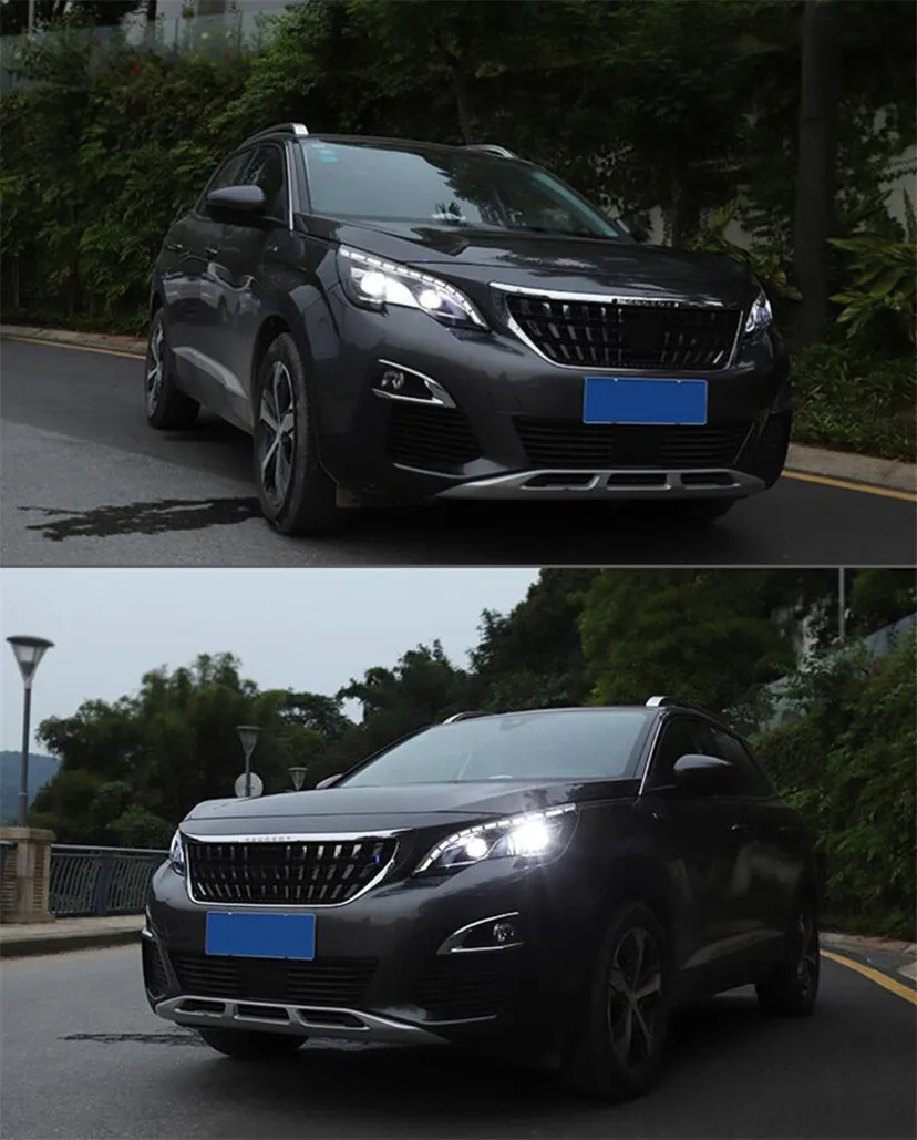 Head Lamp for Peugeot 4008 5008 LED Headlight 20 17-2021 Headlights 4008 5008 DRL Turn Signal High Beam Working Light