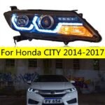 Car Styling Head Lamp For Honda City LED Headlight 14-18 Headlights City DRL Turn Signal High Beam Daytime Running Lights
