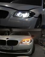 2 PCS Auto Car Head Light Parts For BMW F10 F18 528i 530i 535i M5 20 11-20 17 LED Lamps Headlight Replacement DRL Dual Projector Facelift - Image 5
